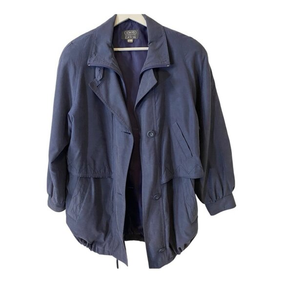 Vintage 1980s Eaton Novelti Bomber Jacket with Vented Design in Faux Suede - Picture 3 of 17